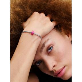 Pandora minibedel Silver Roze 793107C00