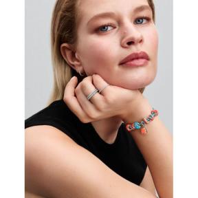 Pandora Silver Koraalkleurige Schelp bedel 793821C01