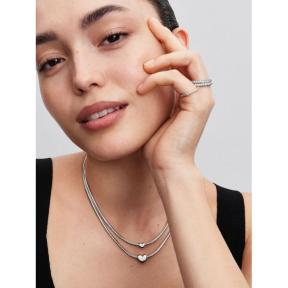 Pandora minibedel Silver hart 793998C00