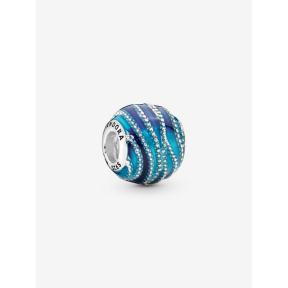Pandora Silver Blauwe Golf Octopus bedel 797012ENMX