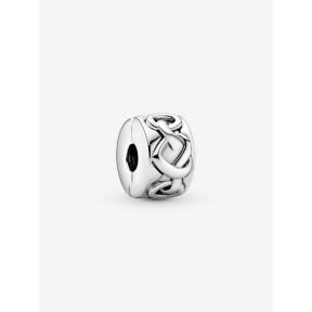Pandora clip Silver Geknoopte Harten 798035