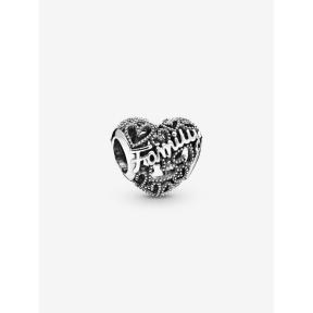 Pandora Silver Familie Hart bedel 798571C00