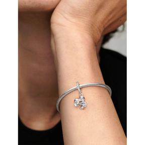 Pandora Silver Married Couple bedel 798896C01