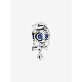 Pandora Silver Wise Owl Graduation bedel 798907C01