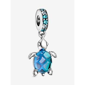 Pandora Silver Muranoglazen Zeeschildpad bedel 798939C01