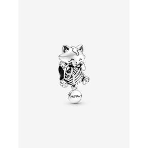 Pandora Silver Kitten & Bol Wol bedel 799535C00
