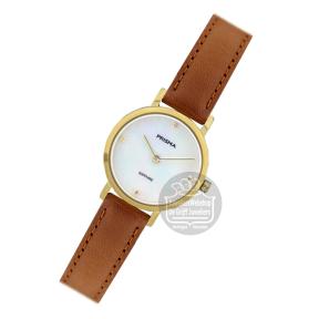 Dameshorloge P.1403 Titanium leer