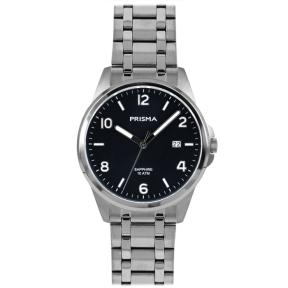 Prisma Herenhorloge P1412 Stainless Steel Zwart