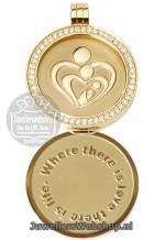 Quoins munt disk QMOZ-02-G Goudkleurig Medium