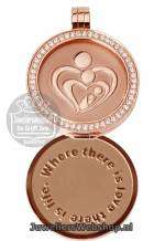 Quoins munt disk QMOZ-02-R Rosekleurig Medium