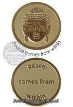 Quoins munt disk QMOZ-04-G Goudkleurig Small