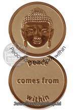 Quoins munt disk QMOZ-04-R Rosekleurig Medium