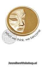 Quoins munt disk QMOZ-12-G Goudkleurig Medium