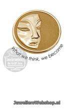 Quoins munt disk QMOZ-12-G Goudkleurig Small