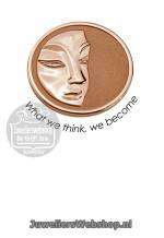 Quoins munt disk QMOZ-12-R Rosekleurig Small