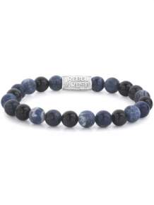Rebel & Rose armband Blue Rocks RR-80045-S-M 17,5cm blauw