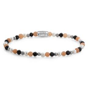 Rebel & Rose Armband RR-40161-S-S Black Glam Rocks Party 16,5cm