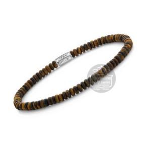 Rebel & Rose armband Tiger Lily Round Slices RR-40162-S-M 17,5cm