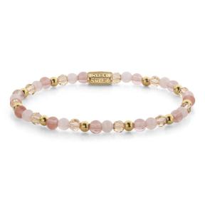 Rebel & Rose Armband RR-40165-G-S Roses And Cherry Glam Rocks 16,5cm