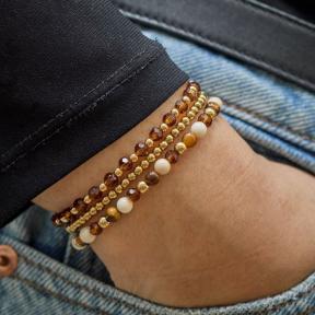 Rebel & Rose Armband RR-40171-G-M Mix Autumn Love Glam Rocks 17,5cm