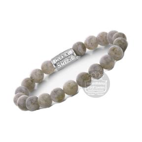 Rebel & Rose armband Labradorite Shield RR-80122-S-m 17,5cm
