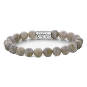 Rebel & Rose armband Labradorite Shield RR-80122-S-m 17,5cm