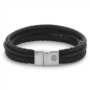 rebel & rose Full Metal Premium Combo 12 mm armband RR-M0054-S-L