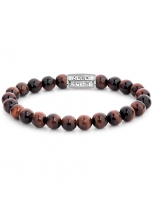 Rebel & Rose Tiger Red Armband RR-80029-S-M
