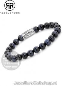 Rebel & Rose Tiger Blues Armband RR-80039-S-M