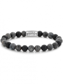 Rebel & Rose armband RR-80069-S-L Grey Rocks 19cm