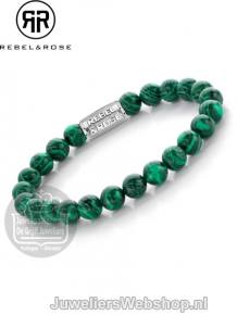 Rebel & Rose RR-80080-S-L Malachite Green 19cm