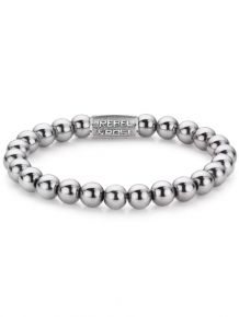 Rebel & Rose Armband RR-8DV01-S-L Silver Shine DV 19cm
