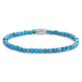 Rebel & Rose armband Roll the Dice Turqouise RR-40094-S-S 16,5cm