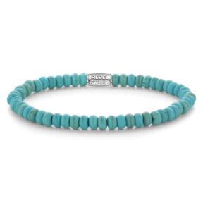 Rebel & Rose armband Round Slices Turqouise RR-40121-S-M 17,5cm
