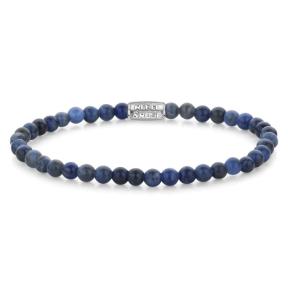 Rebel & Rose Armband Rebel & Rose Armband RR-40130-S-M Midnight Blue 17,5cm