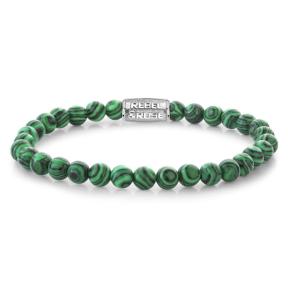 Rebel and Rose Malachite Green RR-60113-S-M Armband 6mm 17,5cm