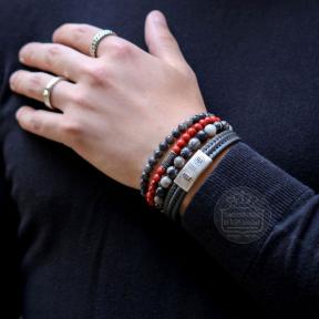 Rebel & Rose RR-60117-V-M Grey Seduction Vintage 17,5cm