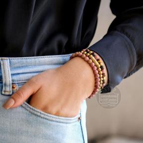 Rebel & Rose Armband RR-60119-G-S Rose Garden Gold 16,5cm