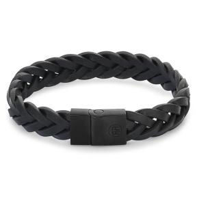 rebel & rose Full Metal Braided armband RR-M0026-B-L