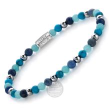 Rebel & Rose Armband RR-40054-S-S Blue Summer Vibes 16,5cm