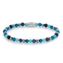 Rebel & Rose Armband RR-40054-S-S Blue Summer Vibes 16,5cm