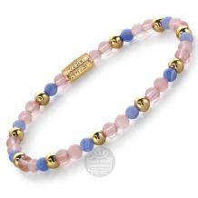 Rebel & Rose Armband RR-40056-G-S Pink Summer Vibes 16,5cm