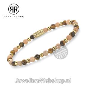 Rebel & Rose Armband RR-40140-G-S Sunset Beach 16,5cm
