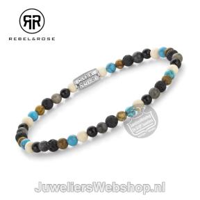 Rebel & Rose Armband Rebel & Rose Armband RR-40147-S-L Summer Breeze 19cm