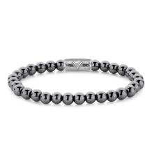 Rebel & Rose Armband RR-6DV02-S-M Grey Silver Shine DV 17,5cm