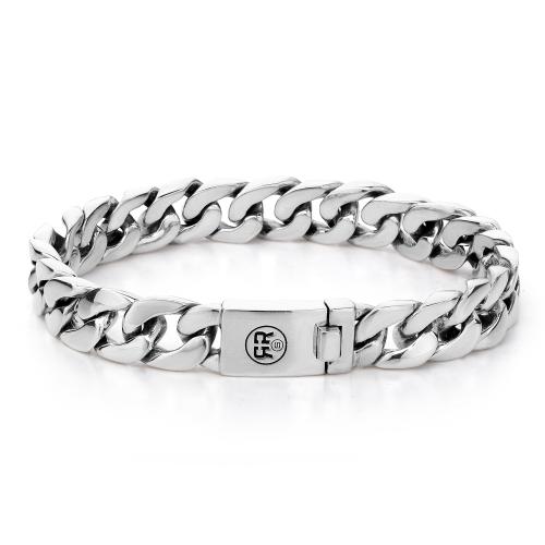 rebel & rose Sterling Silver Line Tartaros armband RR-BR008-S-L