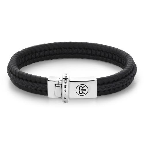rebel & rose Dual Twisted Black armband rr-l0136-s-m