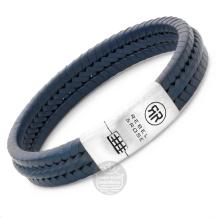 rebel & rose Twisted 925 Navy armband rr-l0155-s-l