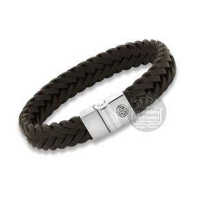 rebel & rose Full Metal Premium Braided armband RR-M0060-S-M