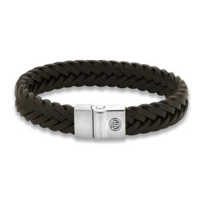 rebel & rose Full Metal Premium Braided armband RR-M0060-S-M